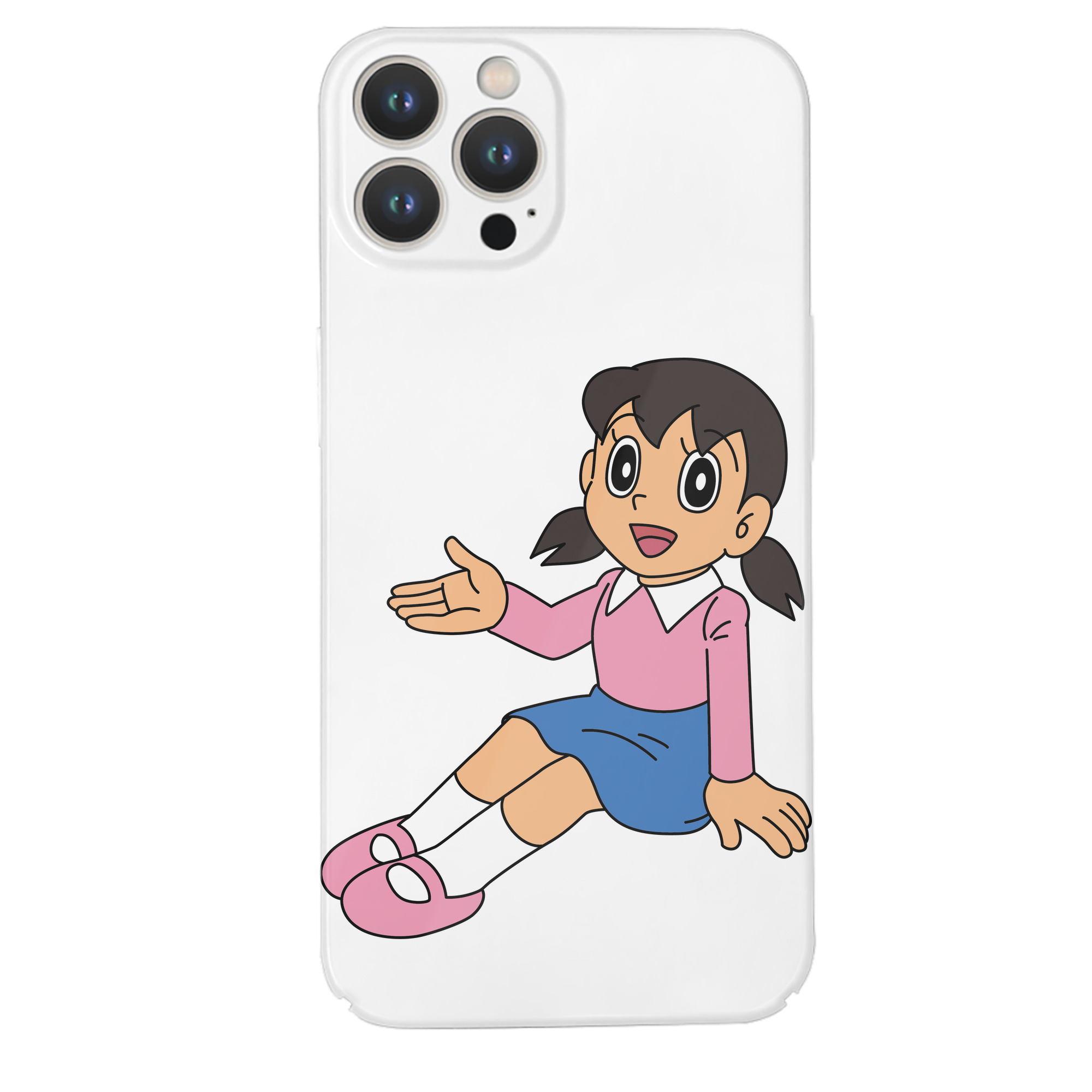 （画像用） ドラえもん みなもと しずか Doraemon Shizuka Minamoto 【iPhone 14シリーズ対応】ハードケース